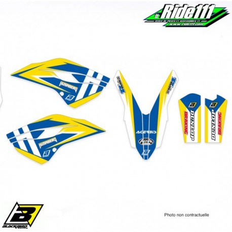 Kit déco ou Housse de selle BLACKBIRD DREAM 4 HUSABERG TE   Elément:Kit déco