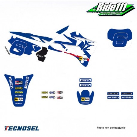 Kit déco ou housse de selle TECNOSEL REPLICA TEAM 1998 YAMAHA 125-250 YZ Année:1996 à 1999 Elément:Kit décoà
+ 2
