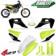 Kit plastiques UFO édition limitée Jaune Fluo/Gris HUSQVARNA 125 à 450 TC et FC  