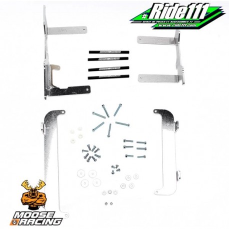 Protections de radiateurs MOOSE Racing Aluminium YAMAHA 450 WR-F Année:2012 à 2015