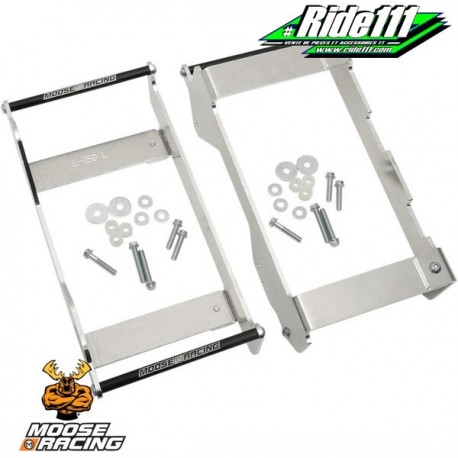 Protections de radiateurs MOOSE Racing Aluminium SHERCO 250 et 300 SE-R et Factory 2 Temps Année:2014 à 2018