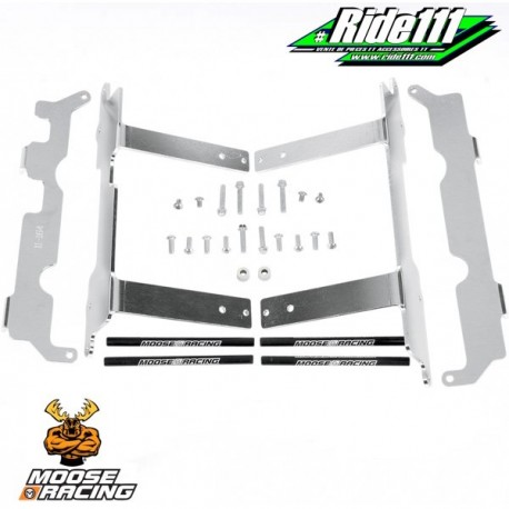 Protections de radiateurs MOOSE Racing Aluminium HONDA CRF 450 X Année:2005 à 2015