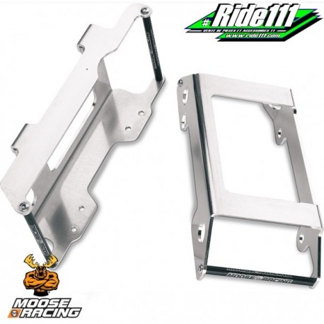 Protections de radiateurs MOOSE Racing Aluminium HONDA CRF 250 X Année:2004 à 2018