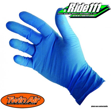 Gants jetables (Nitrile) TWIN-AIR