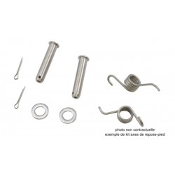 Kit axes et ressorts de repose-pied KTM 125 à 530 EXC, Tpi et EXC-F 