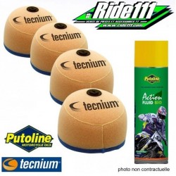Filtre à air TECNIUM X4 + Spray PUTOLINE TM 250 450 530 MX  