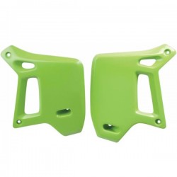 Ouies de radiateur UFO KAWASAKI KDX 200 Couleur:Vert Année:1990 à 1994