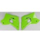 Ouies de radiateur UFO KAWASAKI KDX 200 Couleur:Vert Année:1995 à 1998