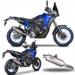 Silencieux SPARK DAKAR look titane YAMAHA Ténéré 700 Année:2019 à 2021