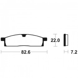 Plaquettes de frein avant ou arrière CL BRAKES YAMAHA YZ 65