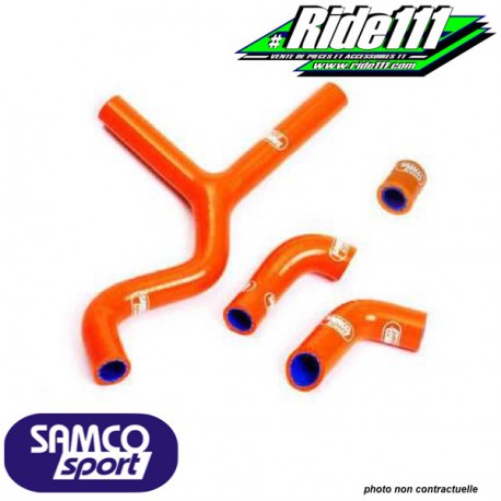 Kit durites Refroidissement SAMCO oranges KTM 50 SX 