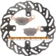 Kit disque de frein arrière + plaquettes DELTA Braking SUZUKI RM 85 Année:2005 à 2024