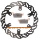 Kit disque de frein arrière + plaquettes DELTA Braking SUZUKI RM 250 Année:1999 à 2005