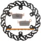 Kit disque de frein arrière + plaquettes DELTA Braking SUZUKI RM 250 Année:1996 à 1998