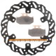 Kit disque de frein arrière + plaquettes DELTA Braking SUZUKI RM 250 Année:1989 à 1995