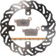 Kit disque de frein arrière + plaquettes DELTA Braking KAWASAKI KX-F 450 Année:2019 à 2024
