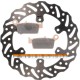 Kit disque de frein arrière + plaquettes DELTA Braking KAWASAKI KX 125 Année:1995 à 2002
