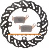 Kit disque de frein arrière + plaquettes DELTA Braking HUSQVARNA WR 125 Année:2000 à 2005