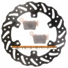 Kit disque de frein arrière + plaquettes DELTA Braking GAS-GAS EC-F 250 Année:2021 à 2025