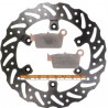 Kit disque de frein arrière + plaquettes DELTA Braking FANTIC XE 125 Année:2021 à 2025