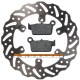 Kit disque de frein arrière + plaquettes DELTA Braking BETA 125 à 498 RR ENDURO Année:2013 à 2025