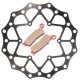 Kit disque de frein avant + plaquettes DELTA Braking YAMAHA WR-F 250 Année:2020 à 2025