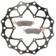 Kit disque de frein avant + plaquettes DELTA Braking YAMAHA WR-F 250 Année:2017 à 2019