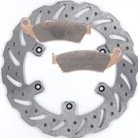 Kit disque de frein avant + plaquettes DELTA Braking YAMAHA WR-F 250 Année:2002 à 2016