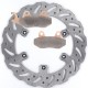 Kit disque de frein avant + plaquettes DELTA Braking SUZUKI RM 125 Année:1989 à 1995