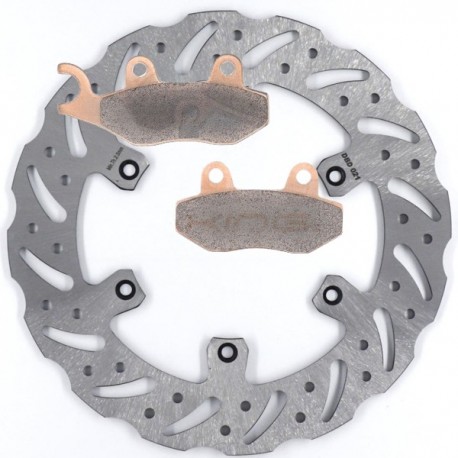Kit disque de frein avant + plaquettes DELTA Braking SUZUKI RM 125 Année:1989 à 1995