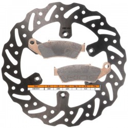 Kit disque de frein avant + plaquettes DELTA Braking RIEJU MR 250 Année:2020 à 2024