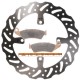 Kit disque de frein avant + plaquettes DELTA Braking KAWASAKI KX-F 450 Année:2015 à 2023