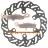 Kit disque de frein avant + plaquettes DELTA Braking KAWASAKI KX 85 Année:2001 à 2024
