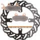 Kit disque de frein avant + plaquettes DELTA Braking KAWASAKI KDX 200 Année:1993 à 1994