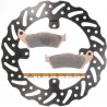 Kit disque de frein avant + plaquettes DELTA Braking HUSQVARNA WR 125 Année:2000 à 2013