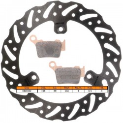 Kit disque de frein avant + plaquettes DELTA Braking HUSQVARNA TC 65 Année:2023 à 2025