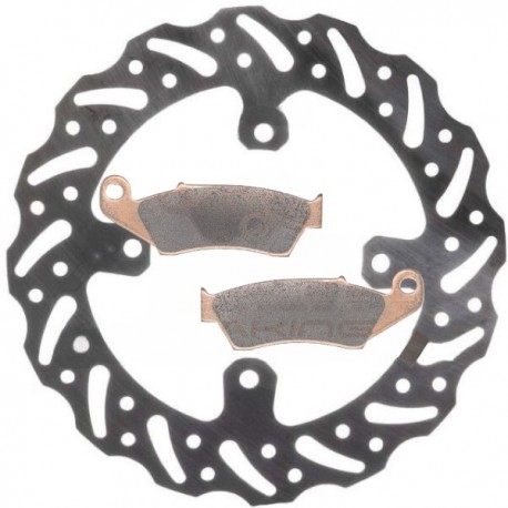 Kit disque de frein avant + plaquettes DELTA Braking HONDA XR 400 Année:1995 à 2003