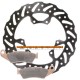 Kit disque de frein avant + plaquettes DELTA Braking HONDA CR 250 Année:1995 à 2007
