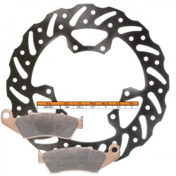Kit disque de frein avant + plaquettes DELTA Braking HONDA CR 250 Année:1995 à 2007