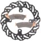 Kit disque de frein avant + plaquettes DELTA Braking HONDA CR 250 Année:1992 à 1994