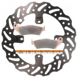 Kit disque de frein avant + plaquettes DELTA Braking GAS-GAS MC 85 Année:2021 à 2025