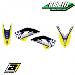 Kit déco ou Housse de selle BLACKBIRD DREAM 4 HUSQVARNA 125 à 501 TE et FE  Année:2014 à 2016