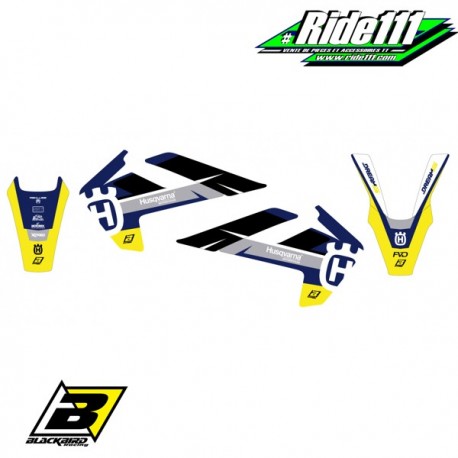 Kit déco ou Housse de selle BLACKBIRD DREAM 4 HUSQVARNA 125 à 501 TE et FE  Année:2017 à 2019