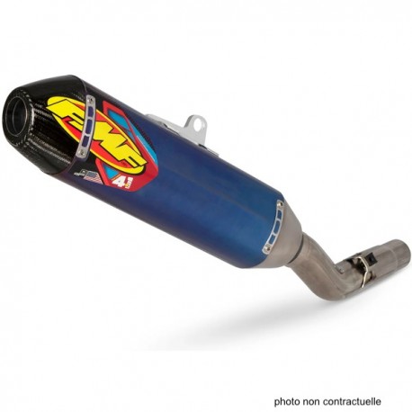 Silencieux FMF FACTORY 4.1 RCT Titane Anodisé SUZUKI 250 RM-Z  Année:2019 à 2025
