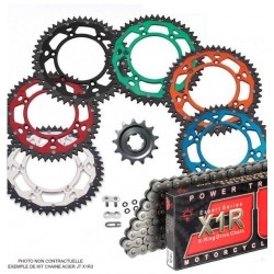 Kit Chaine Bi-Matière MOOSE JT X1R HUSQVARNA 125 à 501 TE et FE    