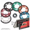 Kit chaine Bi-Matière MOOSE JT X1R GAS-GAS 200 EC     
