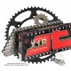 Kit Chaine Acier JT X1R HONDA 450 CRF-R    