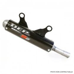 Silencieux DEP KTM 125 SX noir Année:2023 à 2025