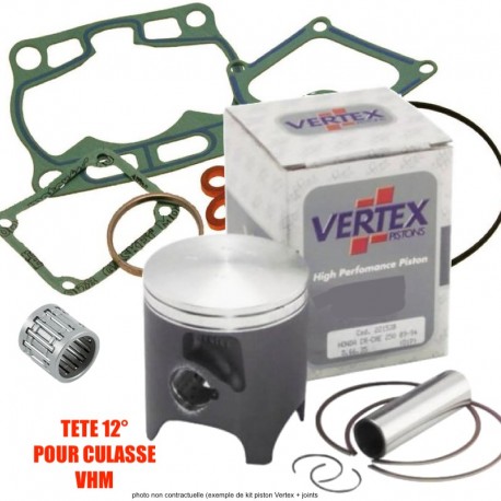 Kit Piston VERTEX + joints KTM 125 SX pour culasse VHM  