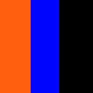 Orange / Bleu / Noir